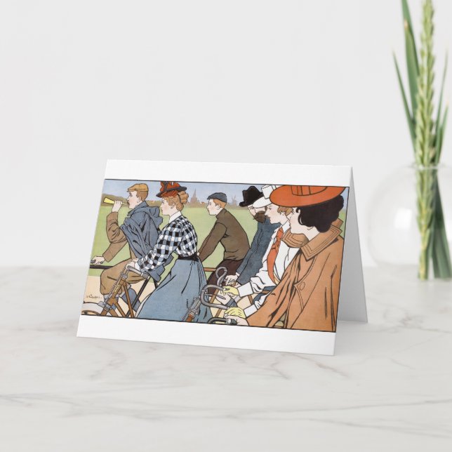 Cartão Ciclismo, Bicicletas, Van Caspel (Frente)