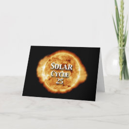 Cartão Ciclo solar 25 Sol ativo