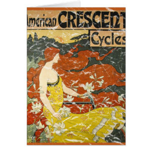 Cartão Ciclos crescentes americanos - afligidos