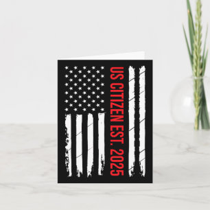 Cartão Cidadania Americana Decoration American New Citize