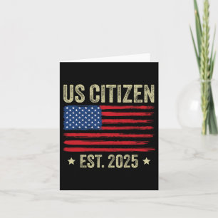 Cartão Cidadania Americana Decoration American New Citize