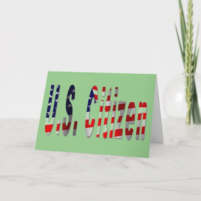Cartão Cidadania dos EUA (Frente)