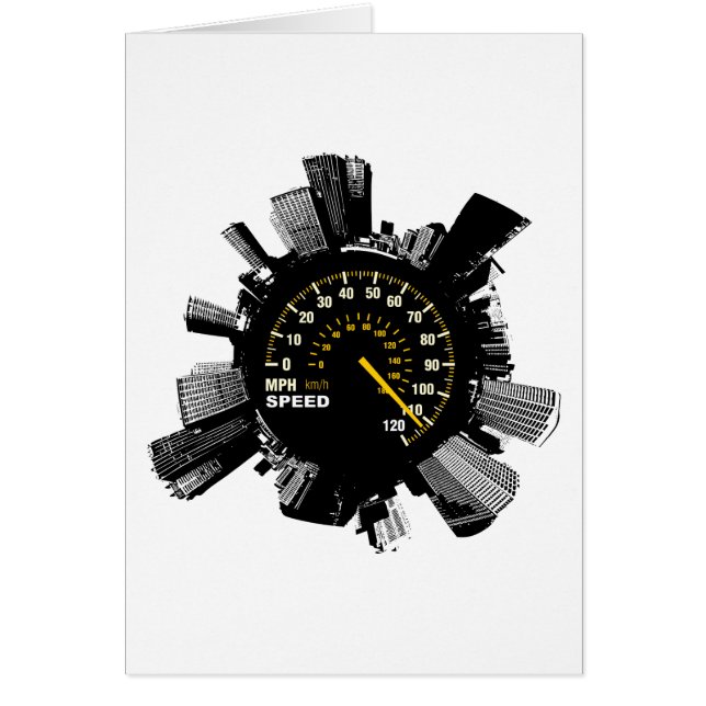 Cartão Cidade 1 da velocidade (Frente)