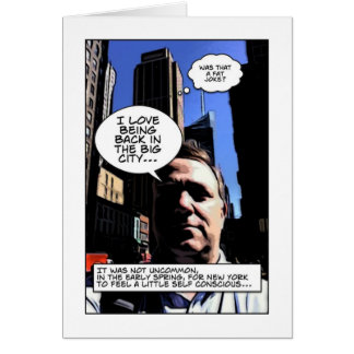 Cartão cidade autoconsciente