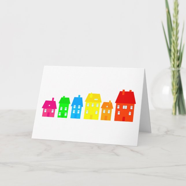 Cartão Cidade Colorida (Frente)