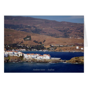 Cartão Cidade de Andros - Andros