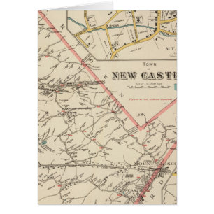 Cartão Cidade de New Castle