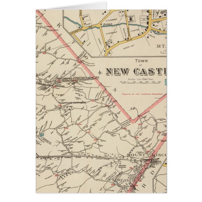 Cartão Cidade de New Castle (Frente)