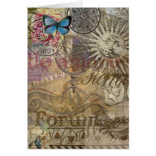 Cartão Cidade do Feriado em Roma, Itália, Viagem