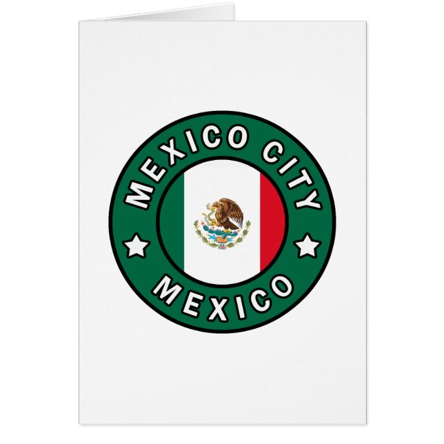 Cartão Cidade do México México (Frente)