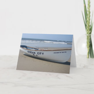 Cartão Cidade do oceano, NJ * divertimento do verão *