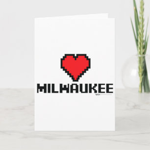 Cartão Cidade Gamer de 8 bits de Milwaukee