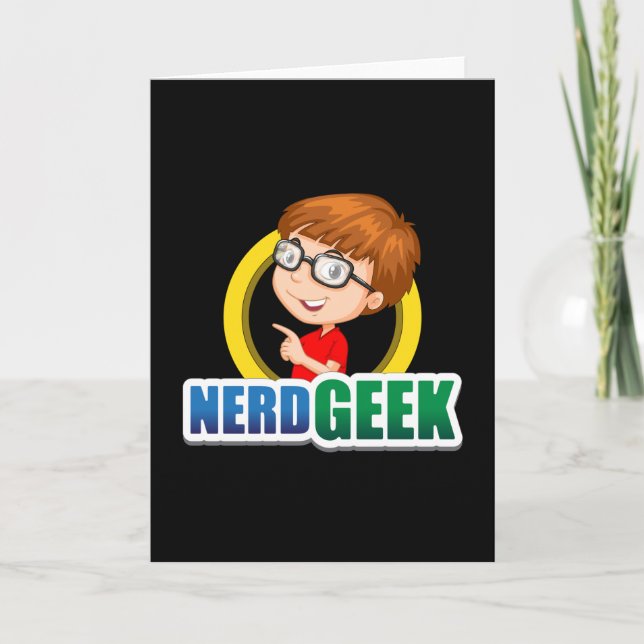 Cartão Ciência do Geek do nerd Matemática Computação Engr (Frente)