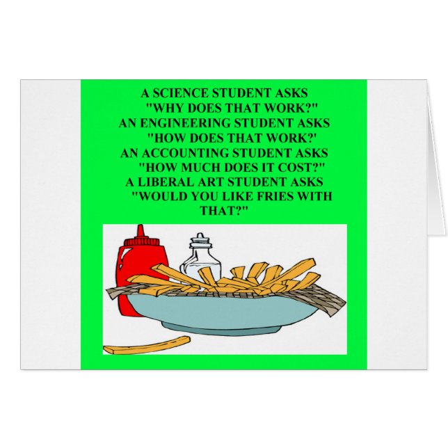 Cartão ciência que projeta o design svvountant (Frente Horizontal)