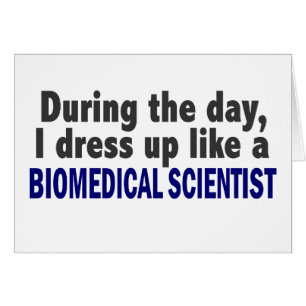 Cartão Cientista biomedicável durante o dia