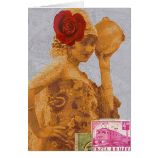 Cartão Cigano do vintage