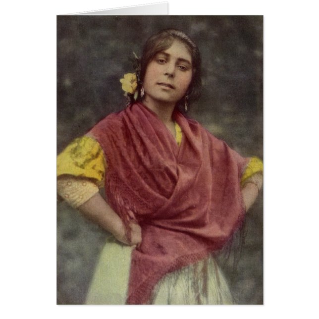 Cartão Cigano espanhol (Frente)