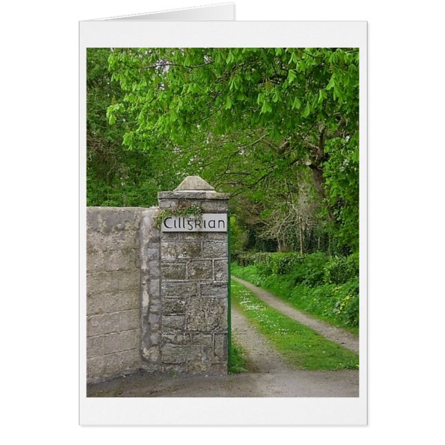 Cartão Cill Ghrian (Frente)