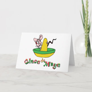 Cartão Cinco bonito de Mayo