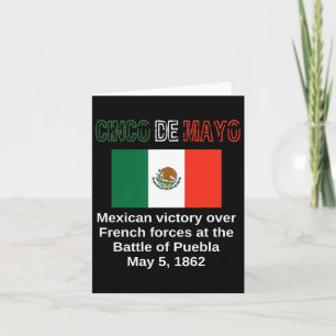 Cartão Cinco De Mayo Batalha De Puebla 5 De Maio Mexicano