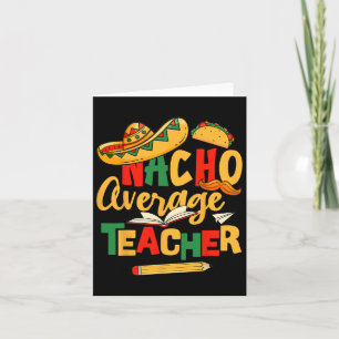 Cartão Cinco De Mayo Byck Para A Média Nacho Mexicana