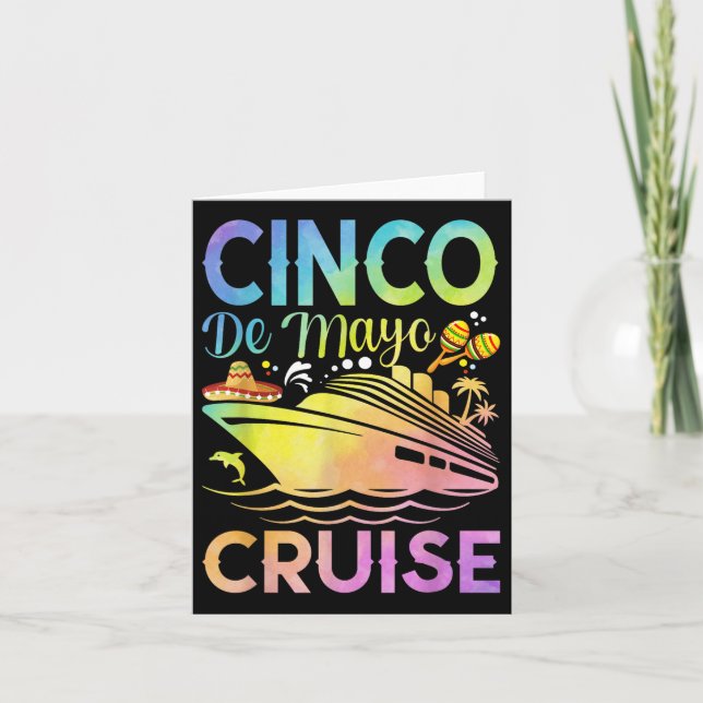 Cartão Cinco De Mayo Cruise (Frente)