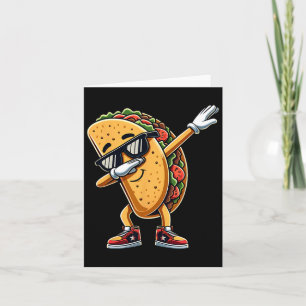 Cartão Cinco De Mayo Dabbing Taco Comida Mexicana Diverti