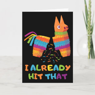 Cartão Cinco De Mayo Eu Já Acertei Aquele Pinata Mexi Div