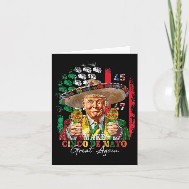 Cartão Cinco de Mayo fazem Excelente de Cinco de Mayo nov (Frente)