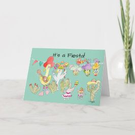 Cartão Cinco de Mayo Fiesta!