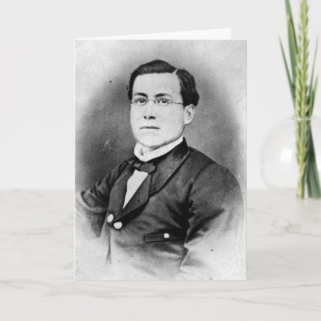 Cartão Cinco de Mayo Ignacio Zaragoza Seguín (Frente)