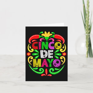 Cartão Cinco De Mayo Lets Fiesta Squad 5 De Mayo Mexicano