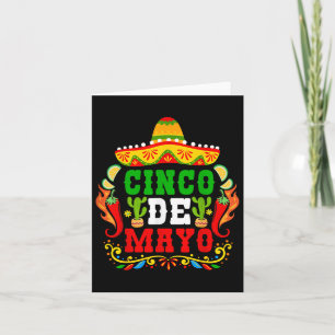Cartão Cinco De Mayo Lets Fiesta Squad 5 De Mayo Mexicano