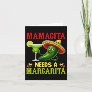 Cartão Cinco De Mayo Mamacita Precisa De Uma Margarita En