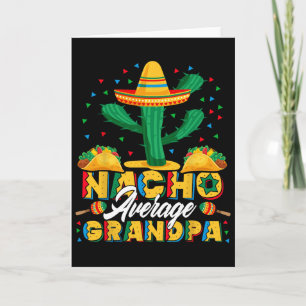 Cartão Cinco De Mayo Nacho Médio Avô Amante de Nachos G
