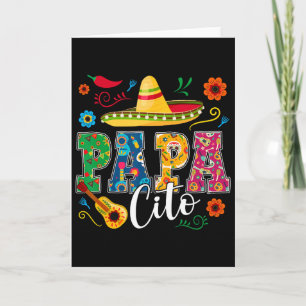Cartão Cinco De Mayo Papacito Flor Papa Cito Mexicano