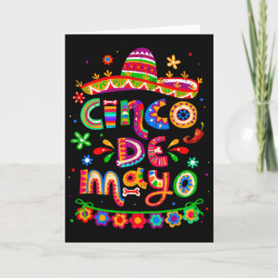 Cartão Cinco De Mayo Taco Mexicano Vamos Festa Cinco De M