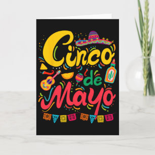 Cartão Cinco De Mayo Tacos Mexicanos Engraçado 5 De Mayo