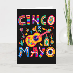 Cartão Cinco De Mayo Tacos Mexicanos Engraçado 5 De Mayo