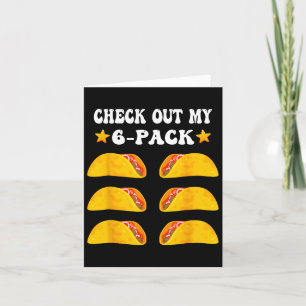Cartão Cinco De Mayo Vejam Minha Seis Embalagens Com Taco