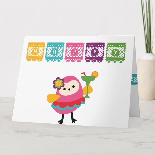 Cartão Cinco feliz De Mayo (Frente)