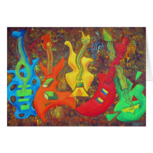 CARTÃO CINCO GUITARRA