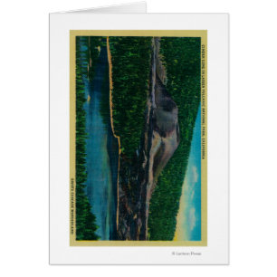 Cartão Cinder Cone no Parque Nacional Vulcânico de Lassen