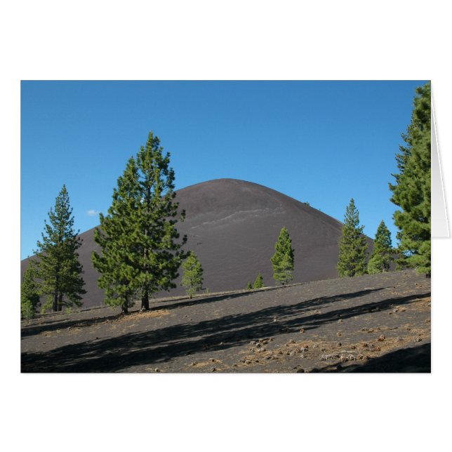 Cartão Cinder Cone, Parque Nacional Vulcânico Lassen (Frente Horizontal)