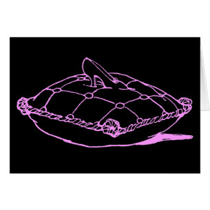 Cartão Cinderella Slipper Vintage Fairytale Art