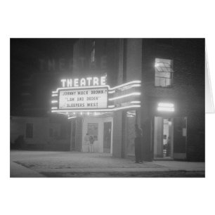 Cartão Cinema à Noite, 1941