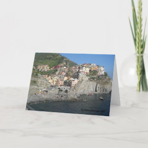 Cartão Cinque Terre, Itália
