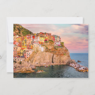 Cartão Cinque Terre, Sunset