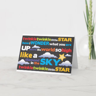 Cartão Cintilação da cintilação