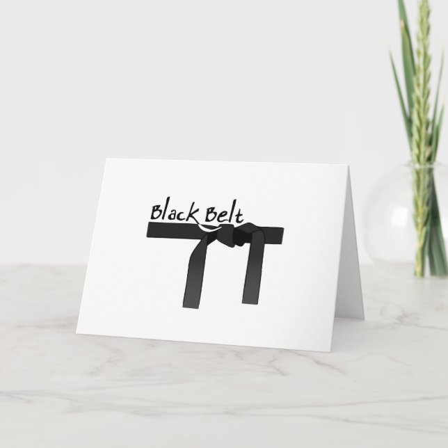 Cartão Cinturão Preto (Frente)